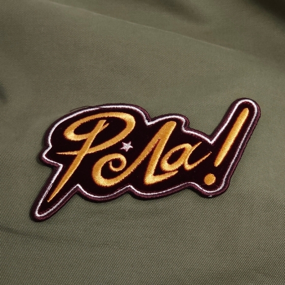 La Chapelle Oversized Grunge Army Green Jacket Size 36 Small - Picture 9 of 16